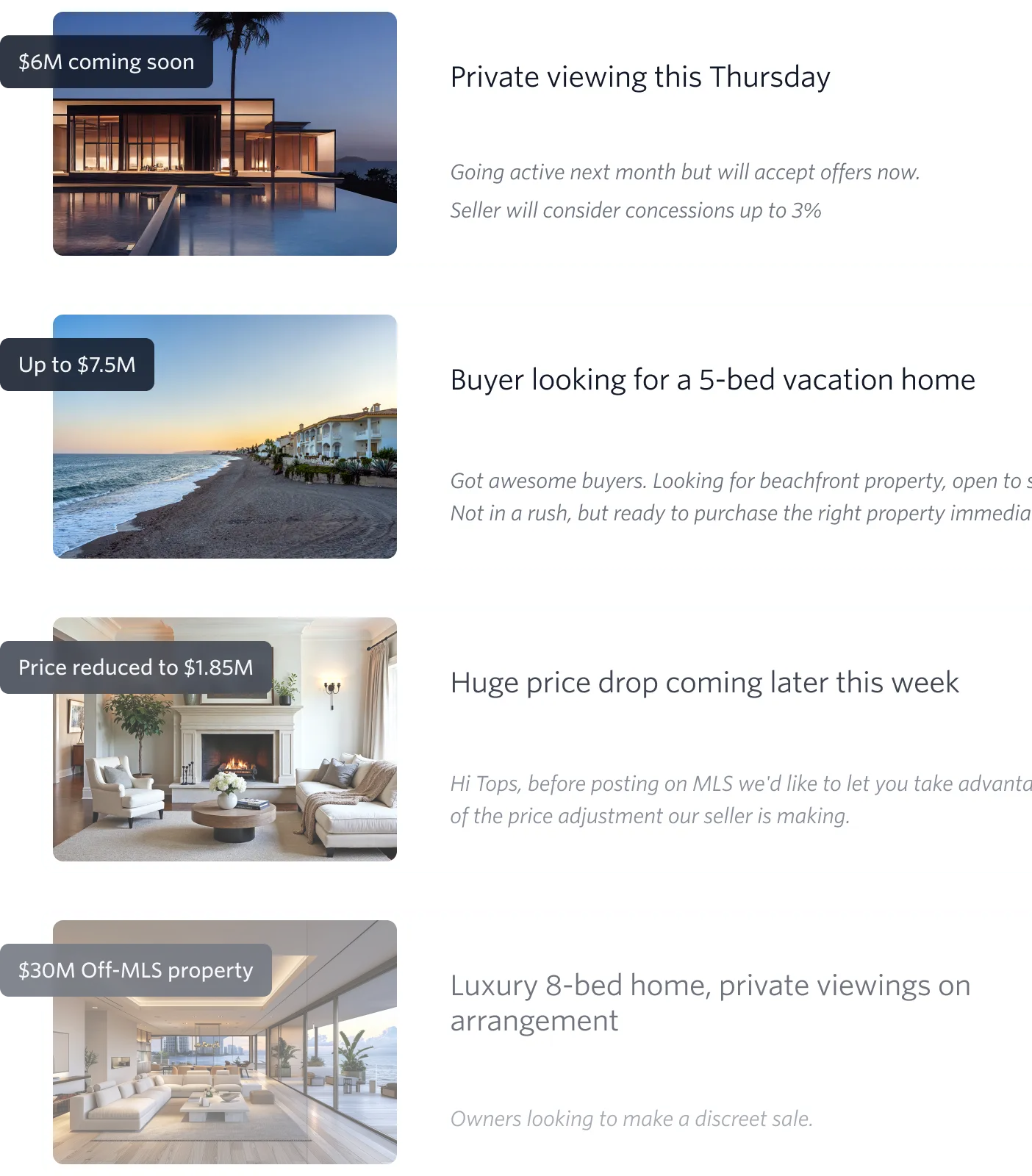 Portrait of real estate